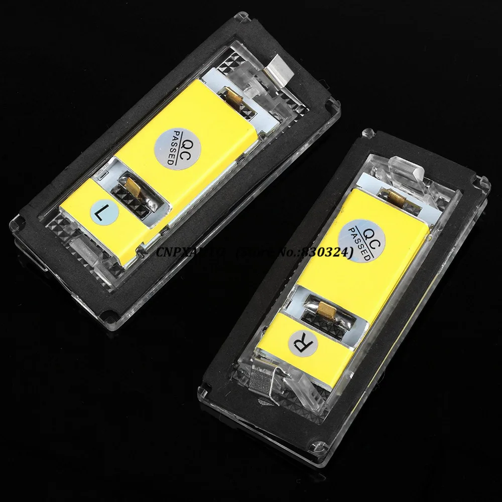 2Pcs18 SMD белый светодиодный номерной знак для BMW E46 325i 328i 330i 4D TOURING 1998 2005|bmw plate led|light