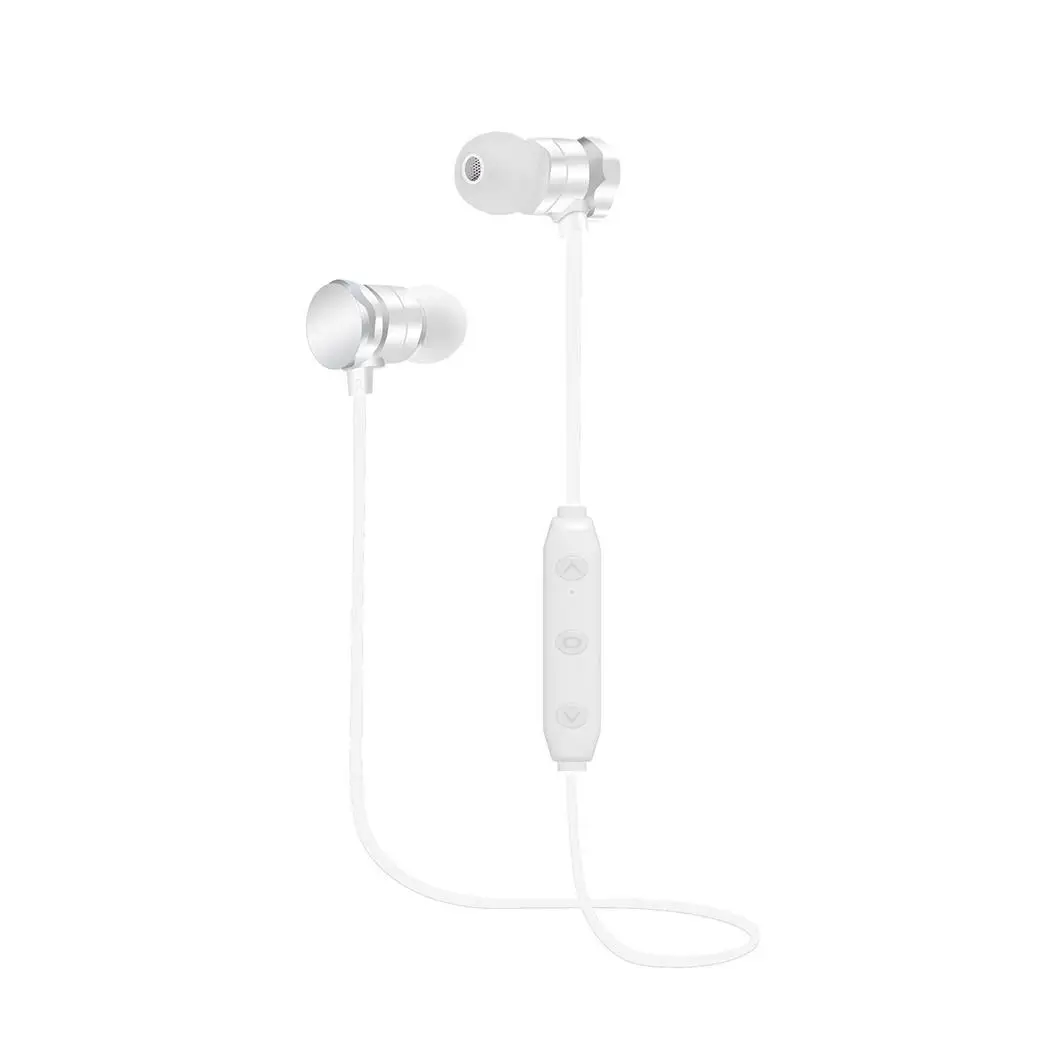 

Bluetooth Headphones Wireless Bluetooth Earphones Stereo Headset Sport Smart Voice With MIC Multifunctional Black White
