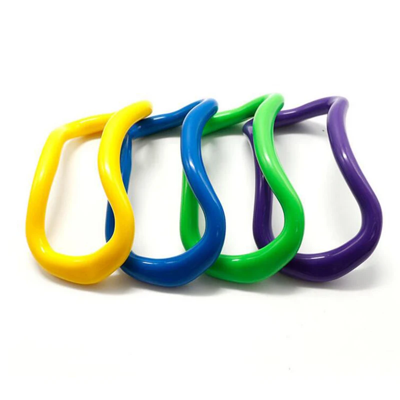 Yoga Circle Stretch Resistance Ring Pilates Bodybuilding Fitness Workout Tools 