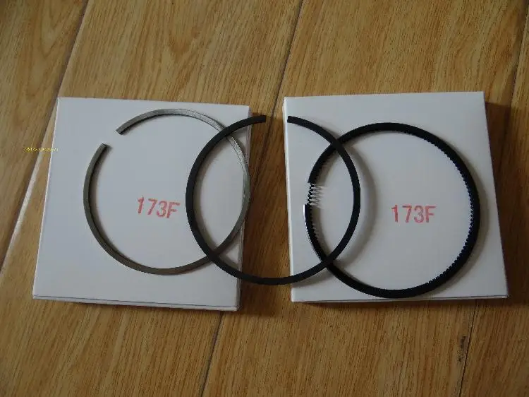 Single Cylinder Aircooled Diesel Generator Accessories 173f Piston Rings Generator Parts