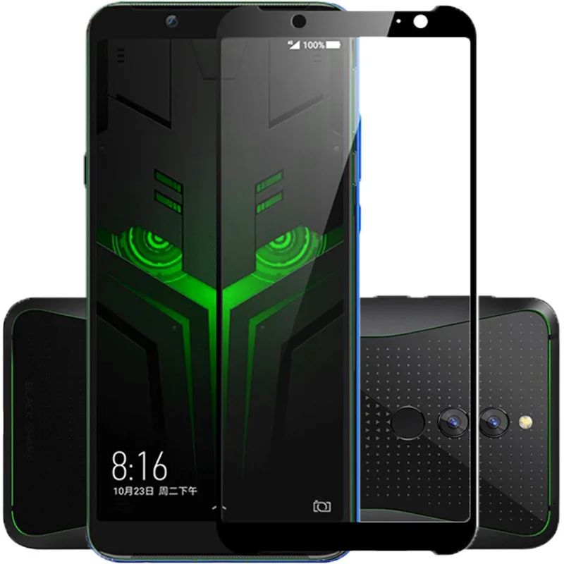 50 шт полное покрытие защита экрана закаленное стекло для Xiaomi Black Shark Helo 2 Защитная