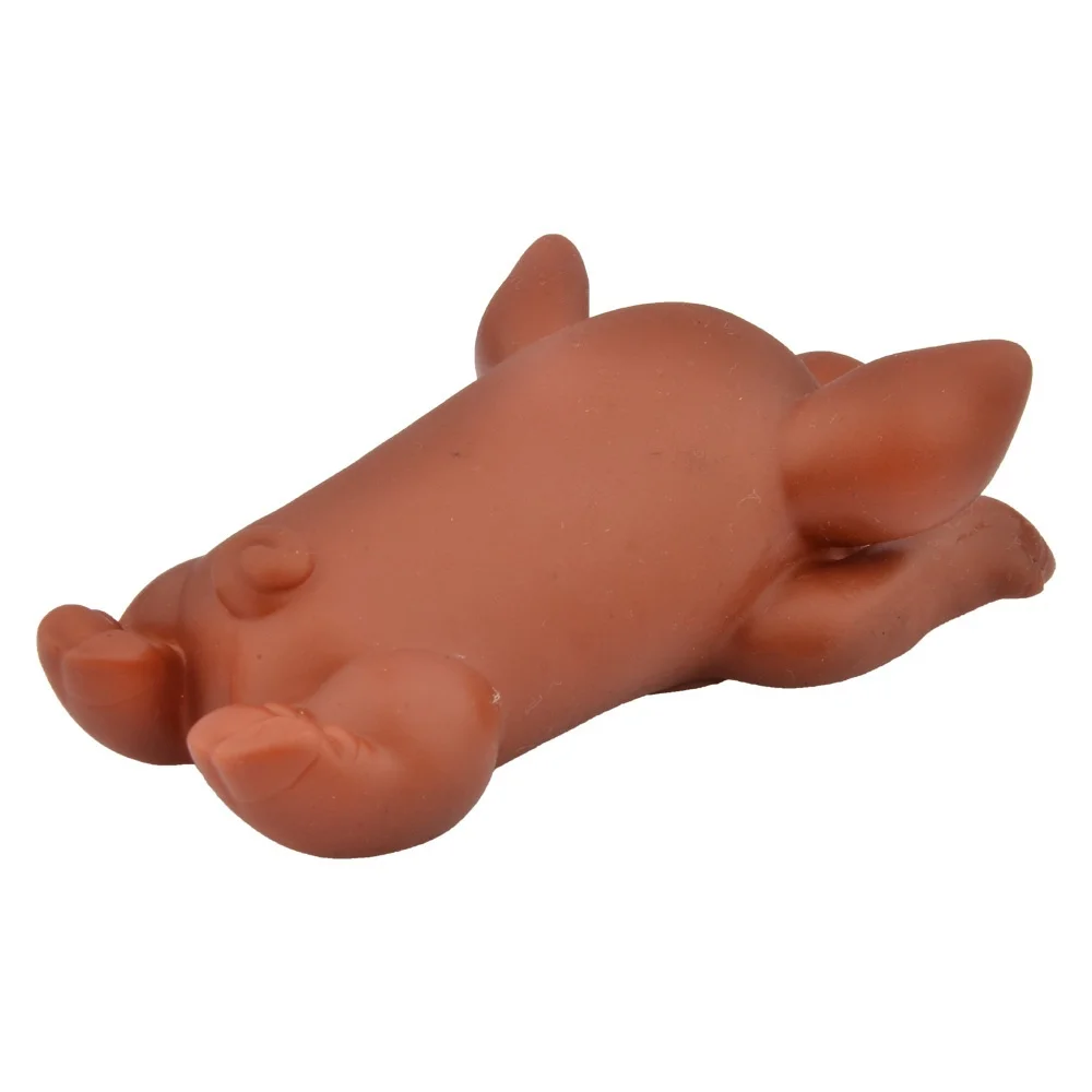 Cute Pet Dog Squeaky Toy Sound Rubber Roast Suckling Pig Toys for