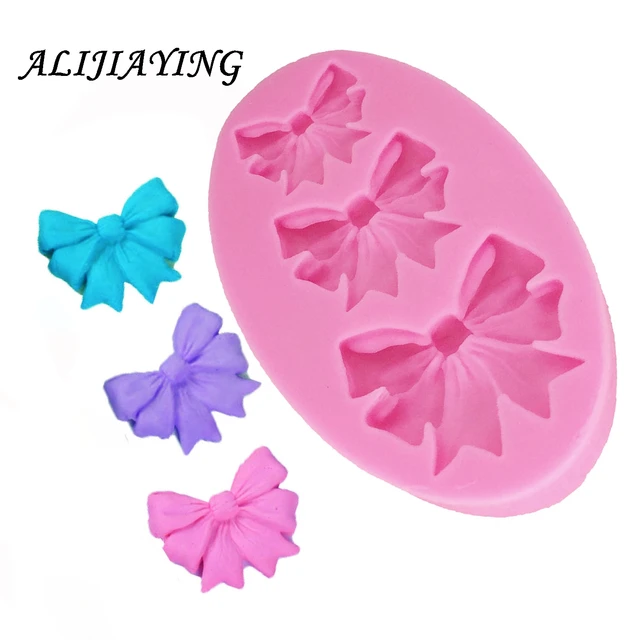 3D Íjak Szilikon Fondant Penész Cukrász Csokoládé Íjkknot Cukorkás Torta Díszítő Szerszámok D1208 - Image 2