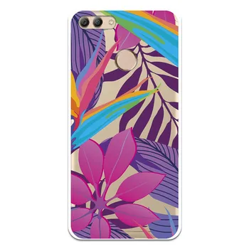 

Stand case costume drawing Leaves WP017 for Huawei Y9 2018