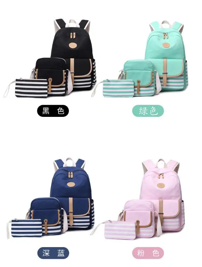 Холст 3 комплекта для девочек прекрасный рюкзак сумка через плечо kiple дизайнерская оригинальная посылка дизайн kiple mochila fe