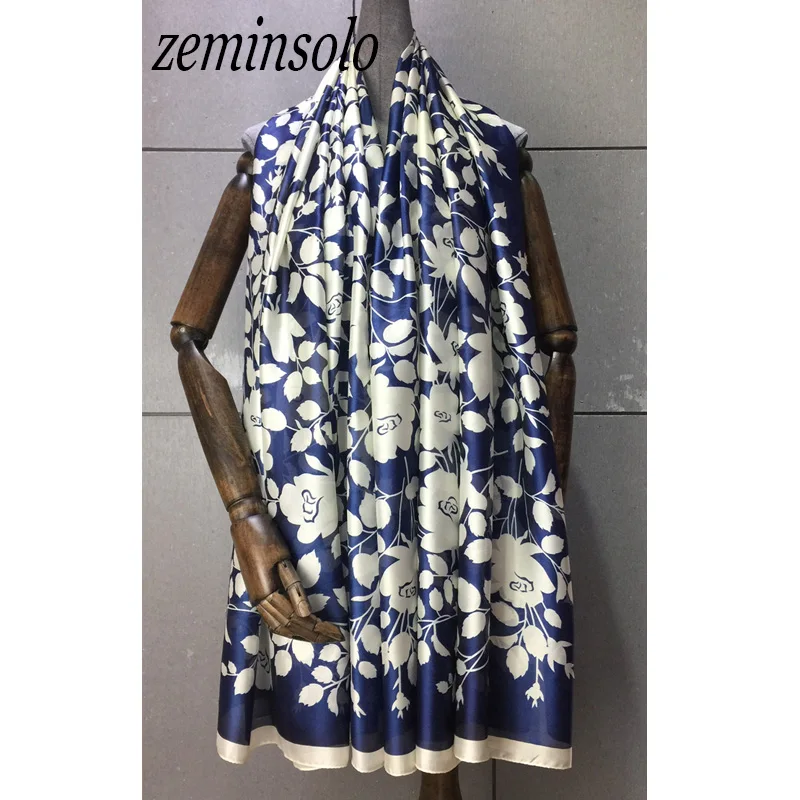 

2018 Chiffon Scarf Women's Silk Scarf Spring Autumn Silk Summer Polyester Sunscreen Cape Bandana Shawl Wrap Stole 90*180cm