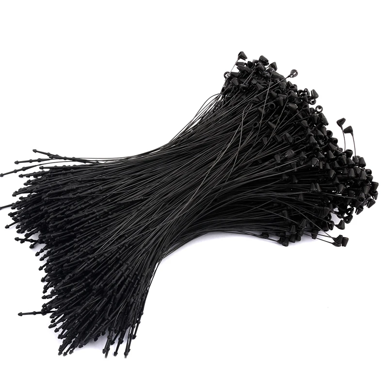 5000 Pieces 5 inches Hang Tag Loop Garment Hang Tag Loop Lock Plastice Security Snap LockCords