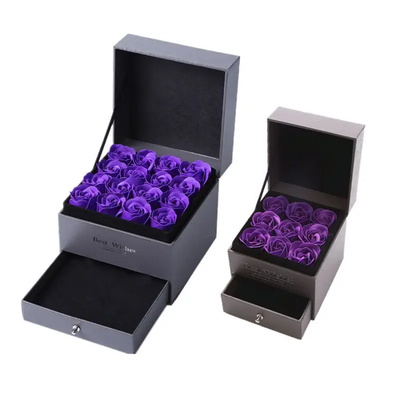 rose gift box artificial flowers  (28)