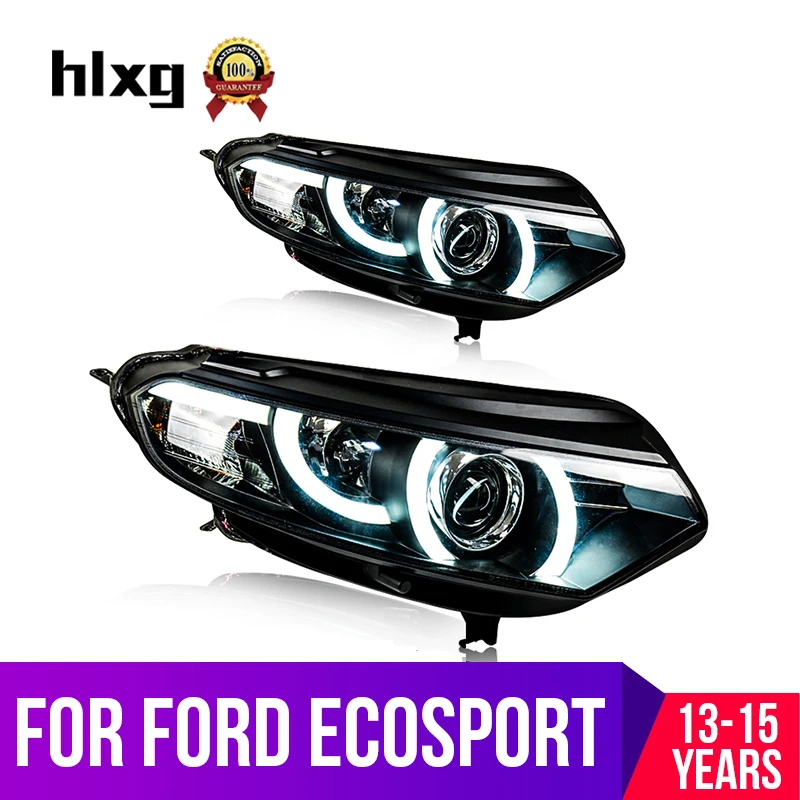 Комплект для освещения автомобиля Ford EcoSport 2013 2014 2015 Bi-Xenon HID Rio светодиодный корпус