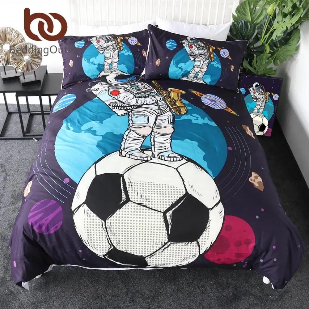 Комплект постельного белья BeddingOutlet с изображением астронавта космическая