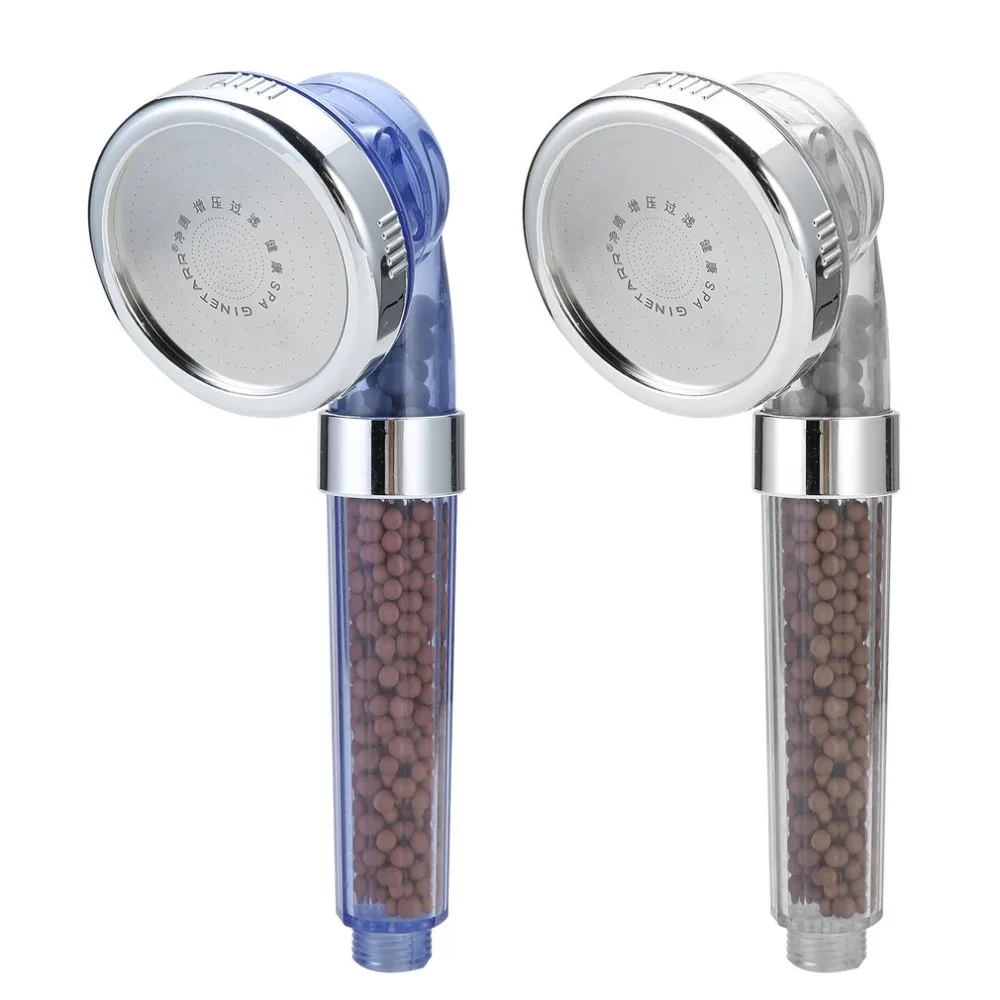 

Spa Shower Nozzle Head Sprinkler Negative Ions Anion Temperature Sensor RGB Color Hand Held Spa Shower Filtration Water filter