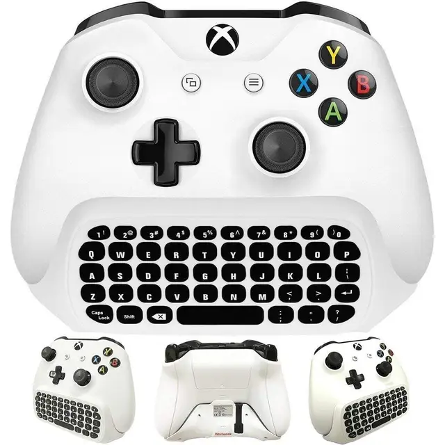 Special Offers For Xbox One S Chatpad Mini Gaming Keyboard Wireless Chat Message KeyPad with Audio/Headset Jack for Xbox One Elite & Slim Gam