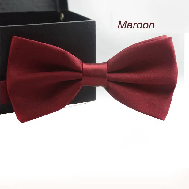 Классический мужской галстук, регулируемый смокинг, Свадебный галстук-бабочка, галстук-бабочка, 14 цветов, галстук-бабочка для мужчин, галстуки gravatas, хит 2 - Цвет: Maroon