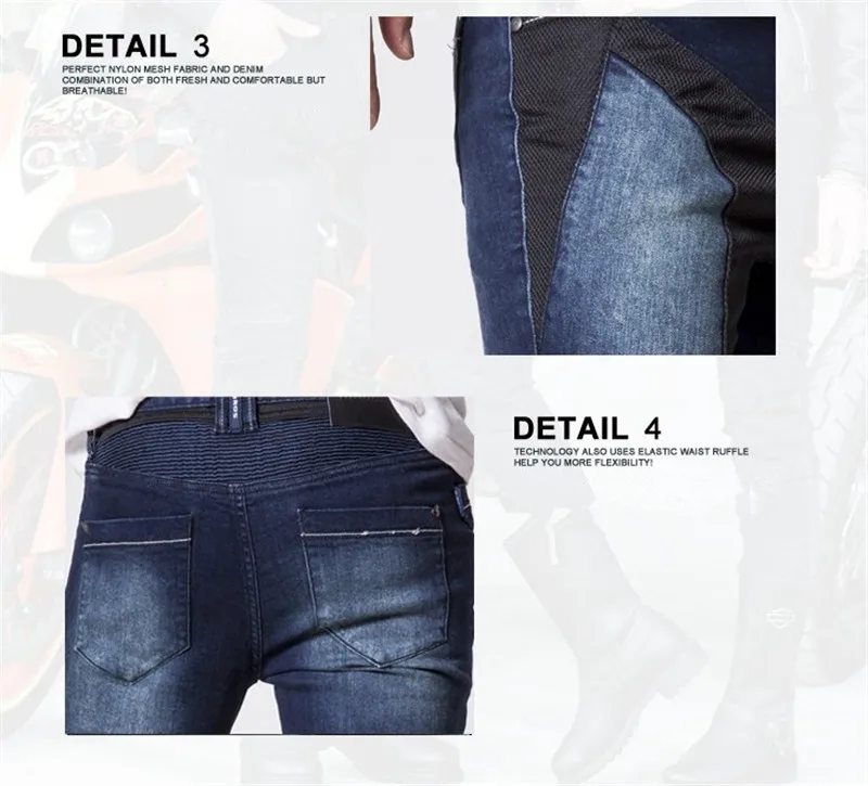 UGLYBROS JUKE UBP-01 джинсы летние дышащие мужские мото джинсы панталони мото брюки