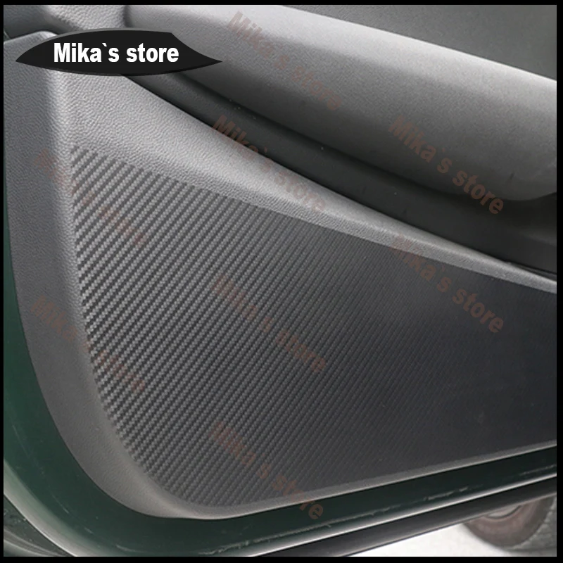 

Car Anti Dirty Pad carbon fiber Stickers For Mini Cooper R60 F54 F55 F56 F60 Car-styling Accessories sticker 2pcs/4pcs