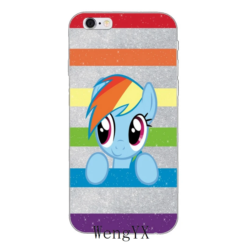 Цветной мягкий чехол для телефона my little pony rainbow dash Xiaomi Mi A2 8 SE Lite Mix Max 3 6X Redmi Note 6 6A Pro S2