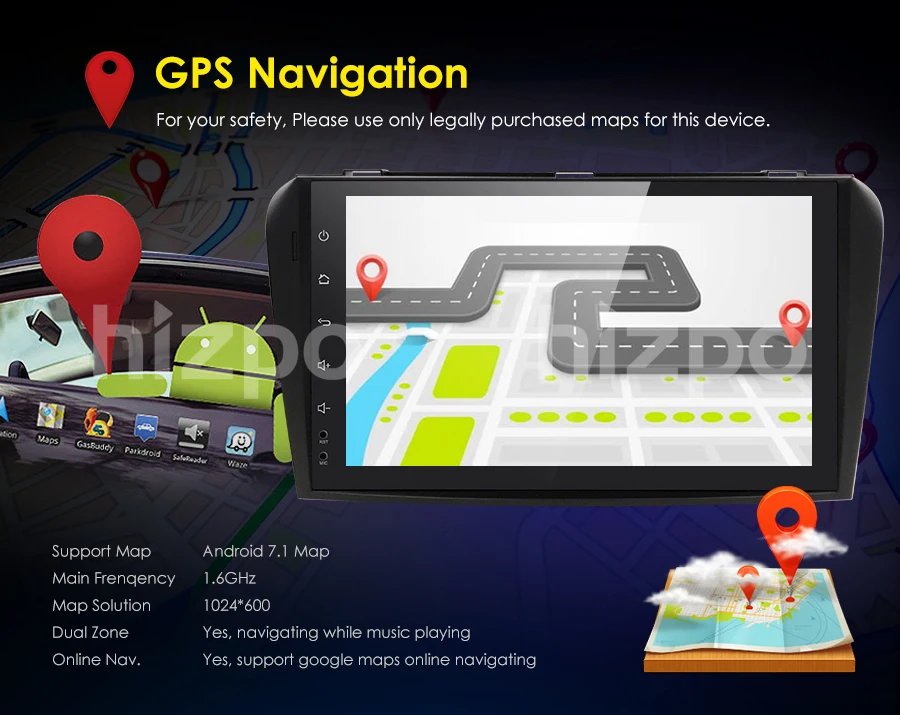 Clearance 9 "Android 7.1 Quad Core Car AutoRadio Multimedia Player For Mazda 3 2004-2009 2GB RAM+16GB ROM GPS Navigation Head Unit 4G WIFI 10