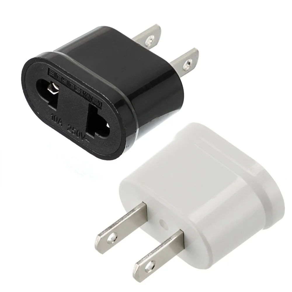 Tomacorrientes y adaptador de enchufe europeo a americano, Uds., enchufe adaptador EEUU - Productos