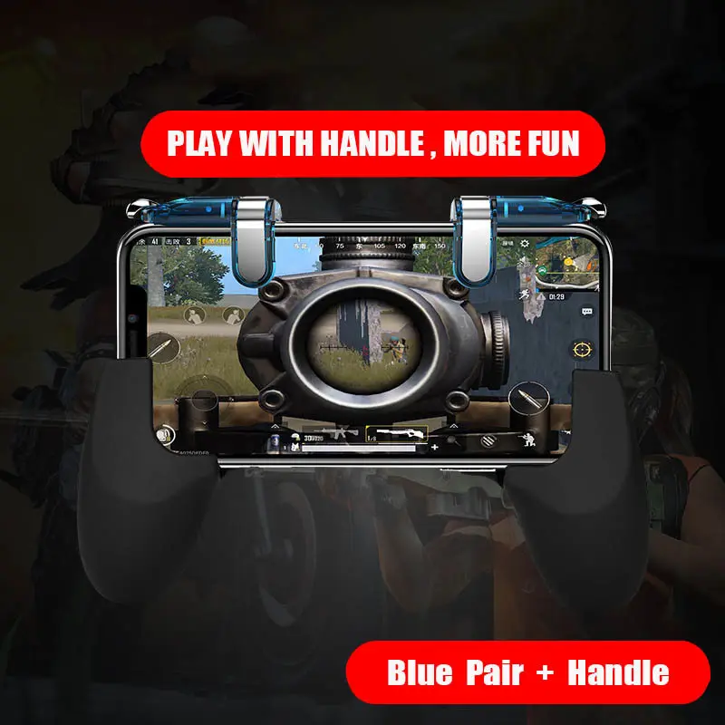 Smart phone gamepad free fire pubg mobile game controller handle for L1 R1 PUBG mobile controller i