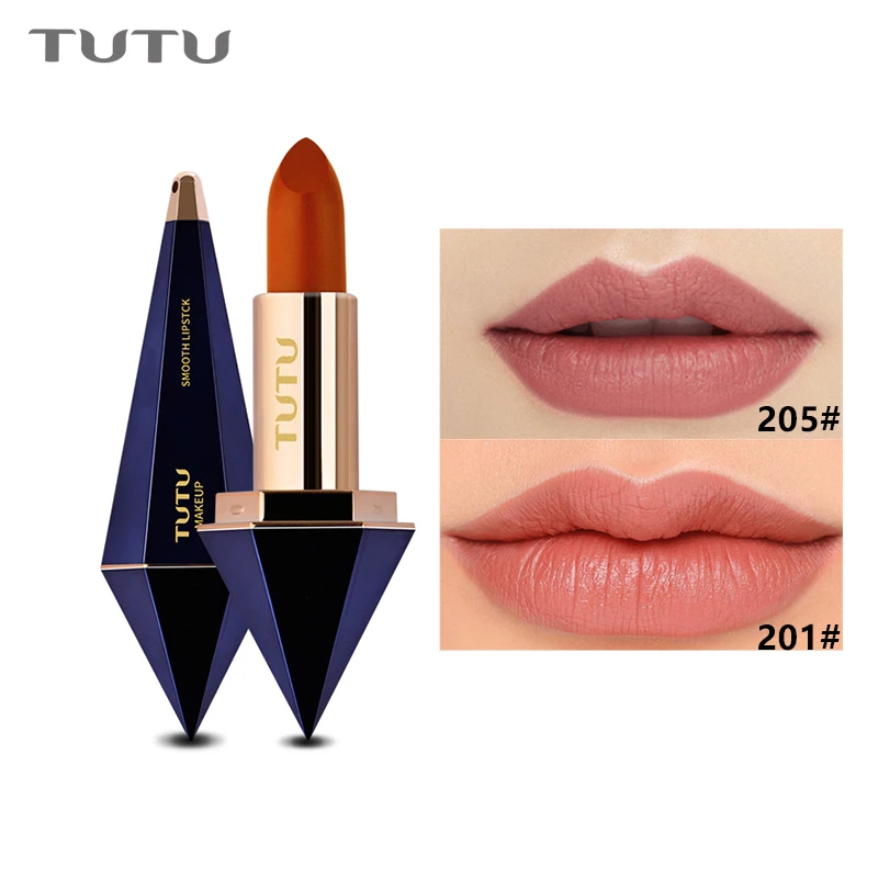 Пачка бархат помады длительные Сексуальная Shimmer Водонепроницаемый Nude Lip Stick