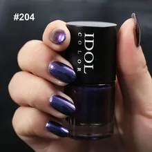 Idol цвет серии хамелеон лак для ногтей Быстрый сухой и гладкий лак эффект хамелеона Блестящий лак для ногтей длительный срок