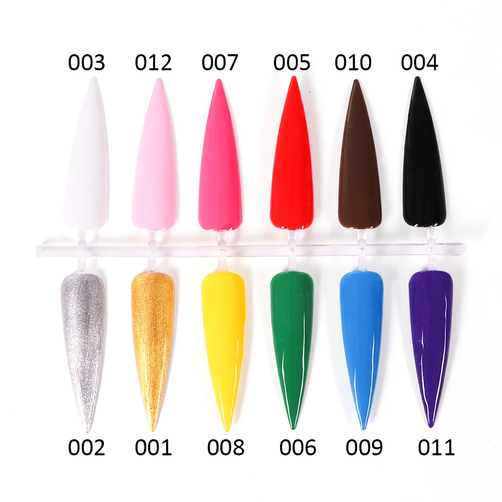 12 флаконов Гель-лак для ногтей чистые цвета замочить от УФ-лака Лак для ногтей гель для маникюра дизайн ногтей УФ светодиодный Гель-лак краска JI892-1