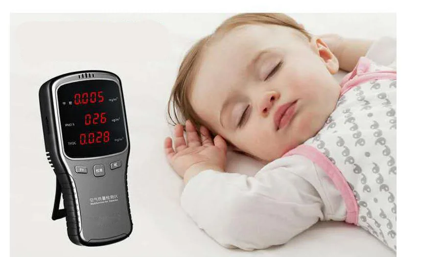 WP6910 тестер качества воздуха PM2.5 детектор частиц пыли Измеритель Качества Воздуха цифровой анализатор воздуха белый формальдегид PM2.5 PM1