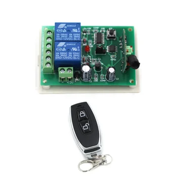 

Best Promotion DC12V 24V 2CH Radio Controller RF Wireless Relay Remote Control Switch 315 MHZ 433 MHZ Transmitter + Receiver New
