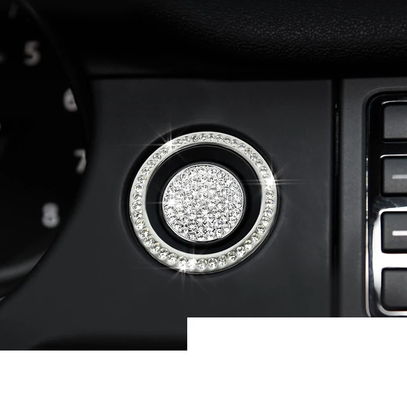 Алмазная кнопка запуска двигателя автомобиля lsrtw2017 для land rover discovery sport 2014 2015 2016 2017