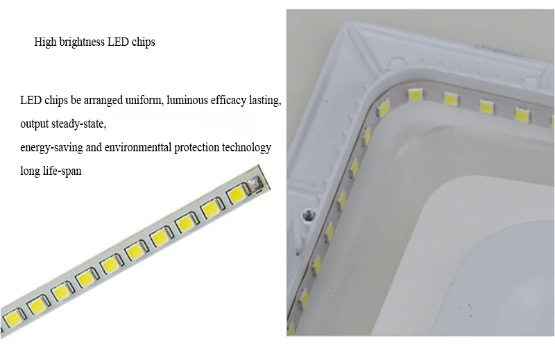 Sqaure & rouond panel ceiling down light-13