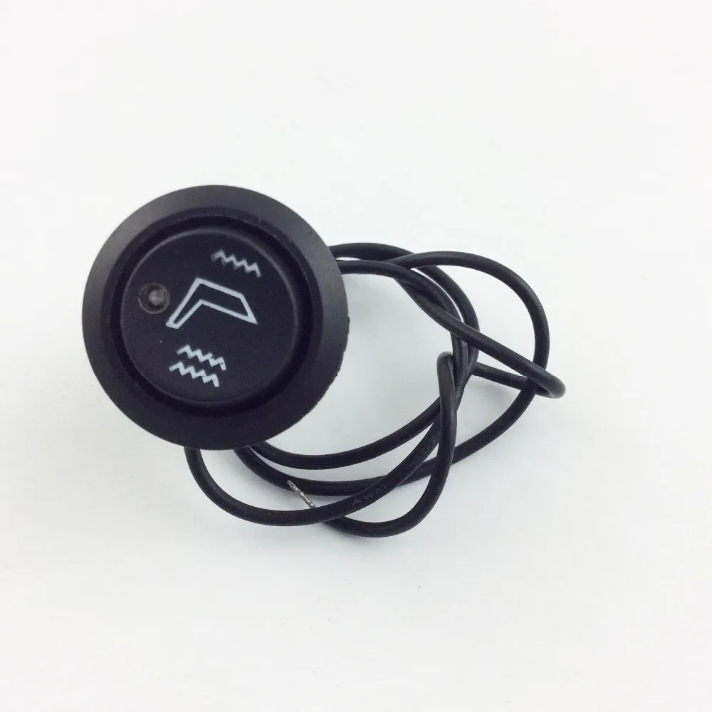 

Автомобильное кресло отопительный переключатель ВКЛ-ВЫКЛ-на DC12v 10A 125VAC 6A250AC зеленый индикатор светильник