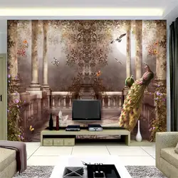 Римская колонна Стерео ТВ фон стены профессиональное производство фрески, обои оптом, Пользовательские плакаты фото стены
