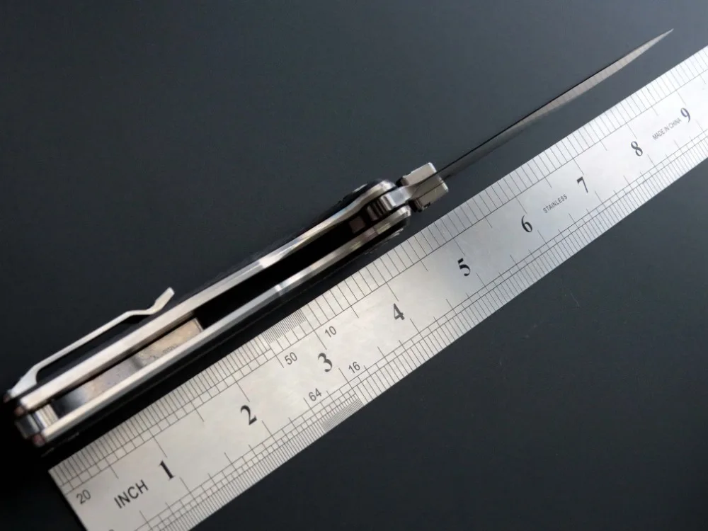Eafengrow CH3516 Флиппер складной нож для ежедневного использования, S35VN лезвие шариковый подшипник TC4+ CF ручка Отдых на природе охотничий Карманный фрукты Ножи Инструмент повседневного ношения
