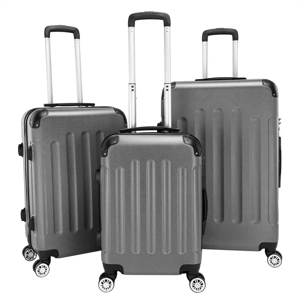 

Dark Gray Trolley Case Storage Case 3-in-1 Portable ABS 20" / 24" / 28" High Quality Practical Quick Delivery Fashionable