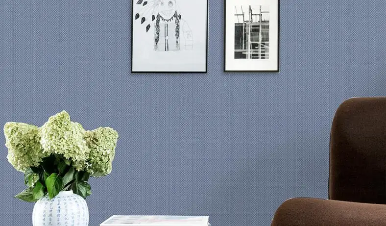 Современный простой чистый серый темно-синий 3D нетканый материал обои теплая гостиная спальня ТВ рулон обоев - Цвет: Model 8