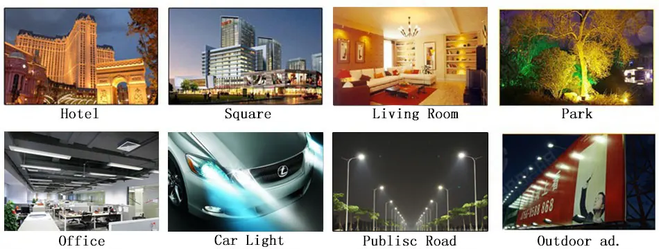 application LED bulb lamp lighting cob chip