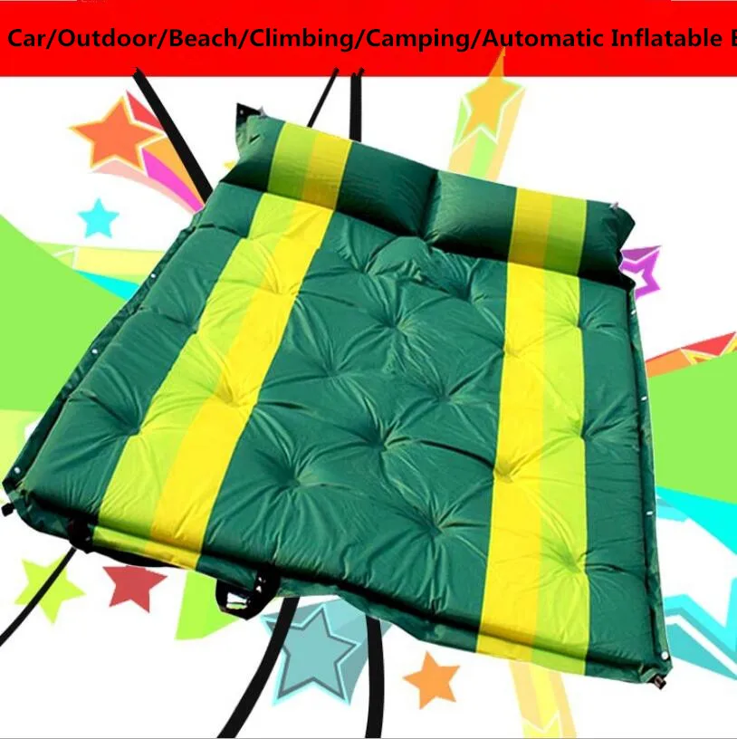 Colchón de aire para el coche de viaje asiento extendido colchón inflable coche cama móvil dedicado camping sofá
