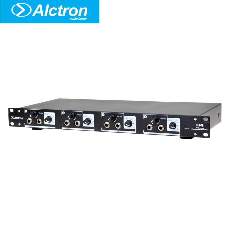 Alctron H4 Professional high-power 4 Channel Headphone Preamplifier, Headphone Amplifier,Pro Line Distribution System Alctron H4 Professional high-power 4 Channel Headphone Preamplifier, Headphone Amplifier,Pro Line Distribution System