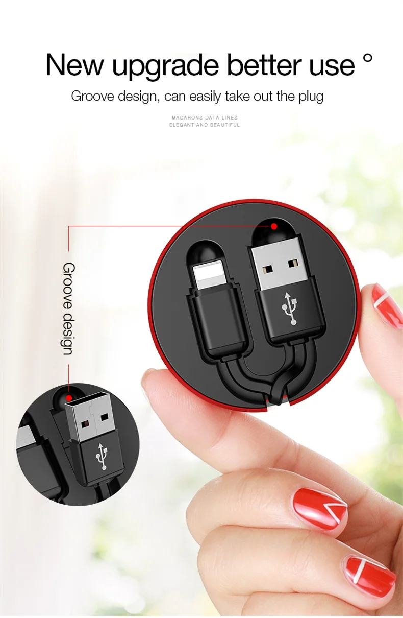 USB Cable for iphone Xs Max Xr X 8 7 6S Plus  (3)