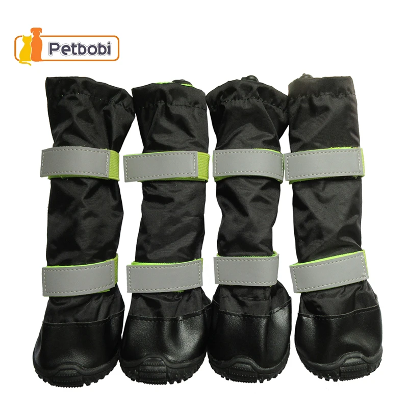 Petbobi High Level Large Dog Shoes Warm Rain Boots Big Pet Outdoor Long