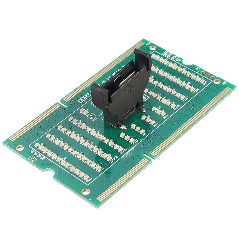  Hot Sale New Arrival 1Pcs DDR3 memory slot tester card with LED for laptop motherboard Notebook 