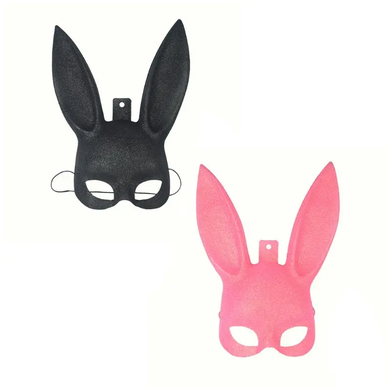 

Masquerade Party Rabbit Mask Long Ear Cute Bunny Masks Cosplay Props For Party Easter Halloween
