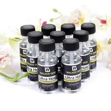 1 шт. 0,5 унций ультра удерживающий жидкий Бонд волос системы клей кисти на профессиональный парик шнурка силиконовый клей для париков/парик/закрытие/борода