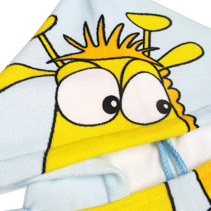 Полотенце детский халат Детская накидка Toalha детское банное полотенце с героями мультфильмов пляжное полотенце с капюшоном для бассейна Впитывающее одеяло LL102