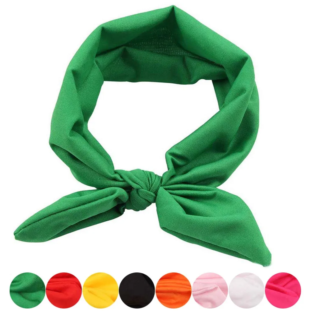 

Fashion 2019 Hairband Headband Women Bow Knot Yoga Elastic Turban Knotted Rabbit Hair Band Headwear Hair Accessories
