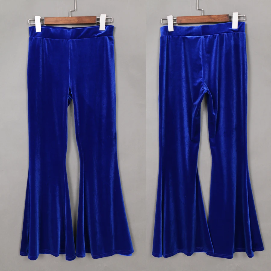 2017-Womens-Hot-Winter-Plus-Size-High-Quality-Solid-Sexy-Mid-Waist-Blue-Long-Velvet (1)