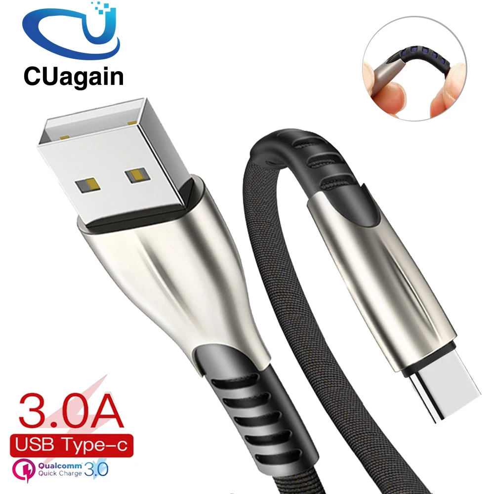 Кабель USB Type C для быстрой зарядки xiaomi redmi note кабель Samsung Galaxy S9 S8 Plus|Кабели