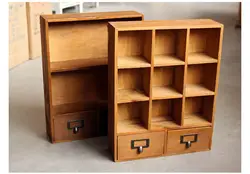 1 шт. 2 вида конструкций ZAKKA деревянный ящик шкафы деревянные шкафчики платяной шкаф Ретро деревянный шкаф дисплей коробка для хранения JL 0942