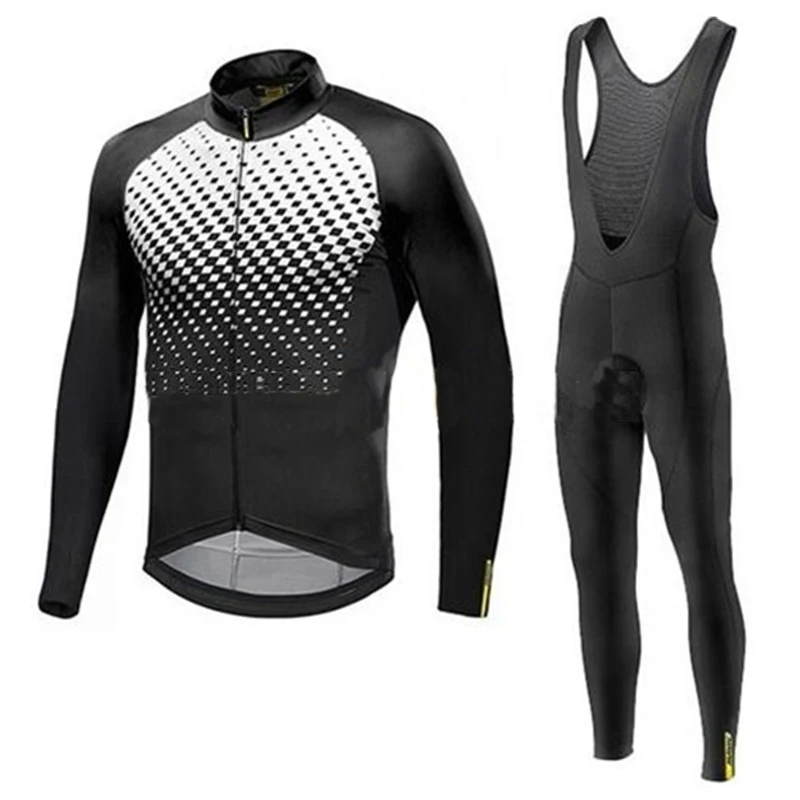 MAVIC طويلة الأكمام مجموعات الخريف مريلة الدراجات ارتداء الملابس دراجة دراجة الدراجات جيرسي مريلة السراويل + 9D سيليكون MAVIC طويلة الأكمام مجموعات الخريف مريلة الدراجات ارتداء الملابس دراجة دراجة الدراجات جيرسي مريلة السراويل + 9D سيليكون