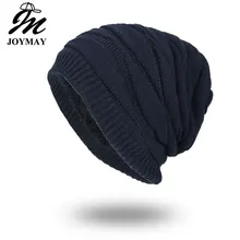 Joymay, зимние осенние вязаные шапки, шапка унисекс, плотная теплая мягкая вязаная шапка с черепом, шапки Touca Gorro, шапка s для мужчин и женщин WM057
